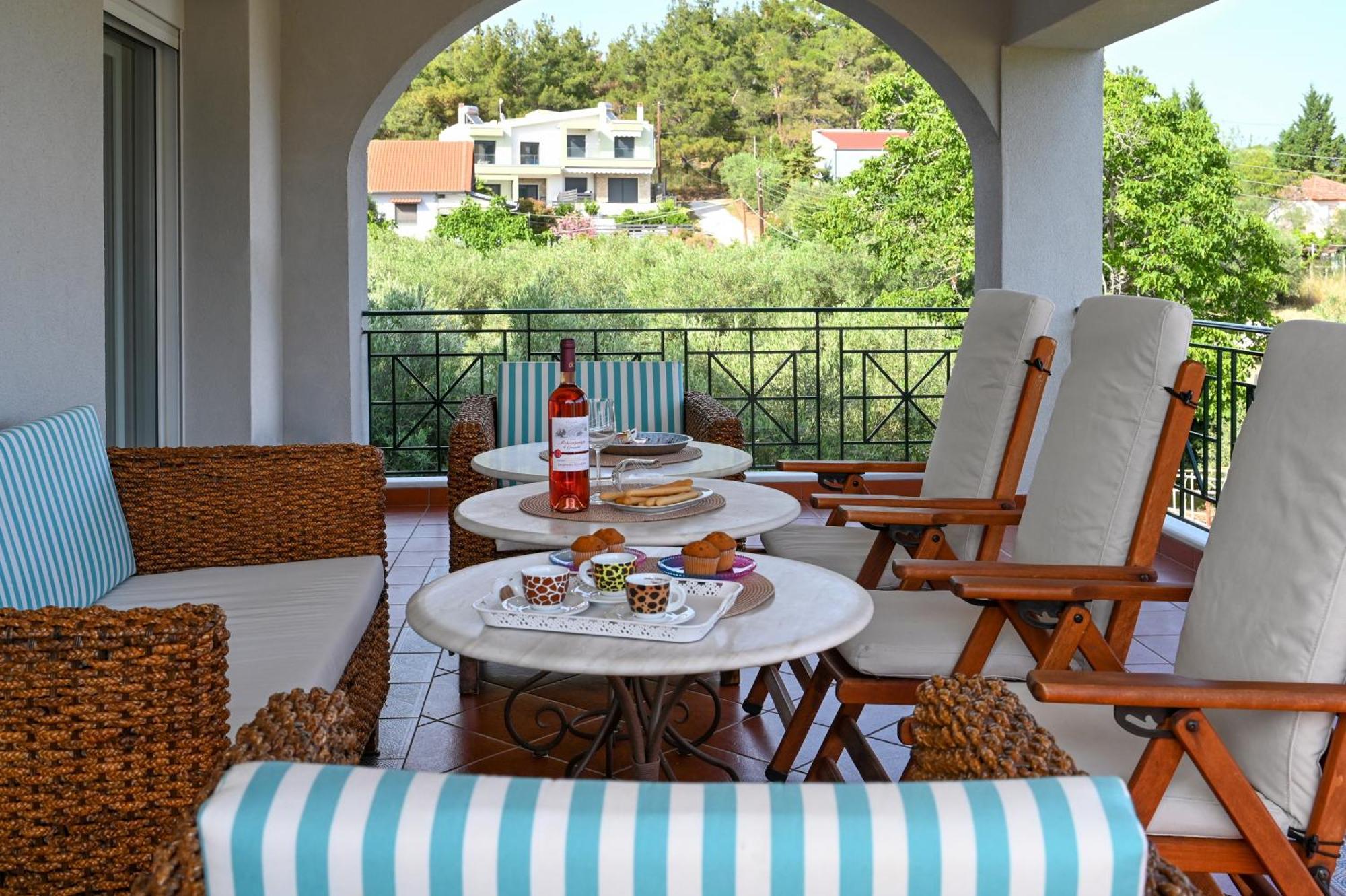 "Kochili Villa" Luxury Villa Agios Andreas  Buitenkant foto